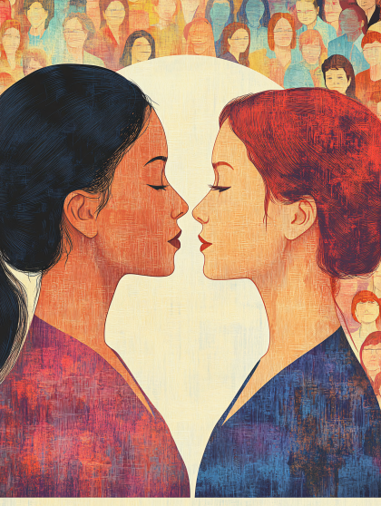 Two Women Profile