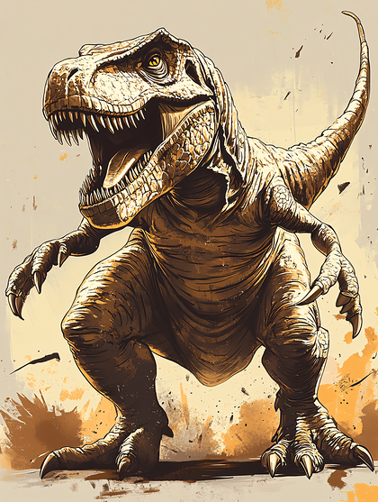 Tyrannosaurus Rex Illustration