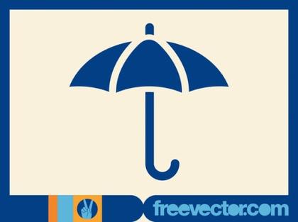 Umbrella Symbol Free Vector