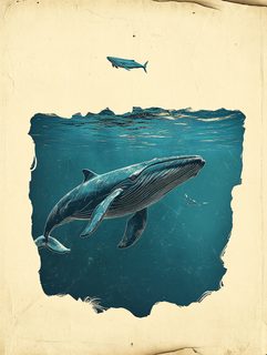 Underwater Whale Encounter