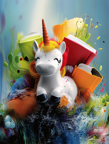 Unicorn and Books
