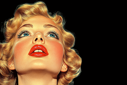 Upward Gaze Woman