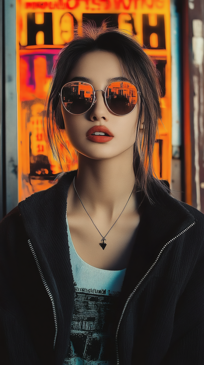 Urban Reflection Portrait