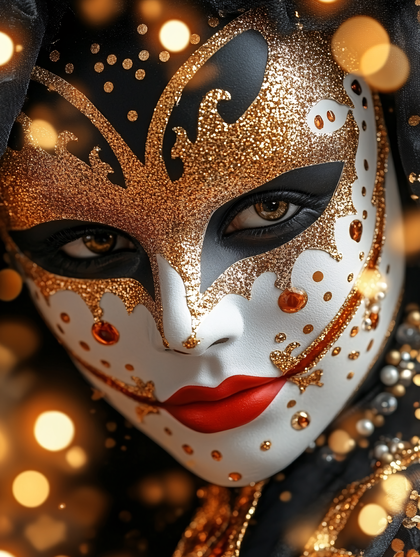 Venetian Mask Close-Up
