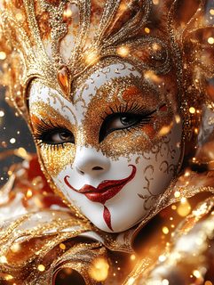 Venetian Mask Close-up