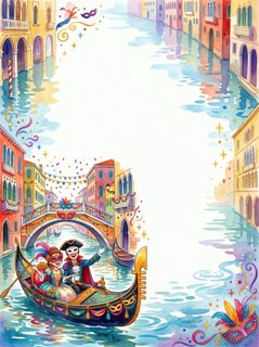 venice carnival gondola