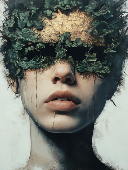 Verdant Veil Portrait