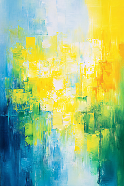 Vibrant Abstract Brushstrokes