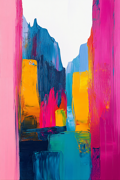 Vibrant Abstract Composition