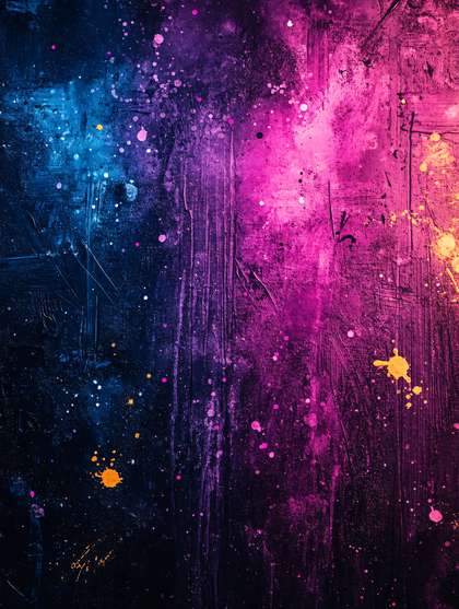 Vibrant Abstract Splatter Texture