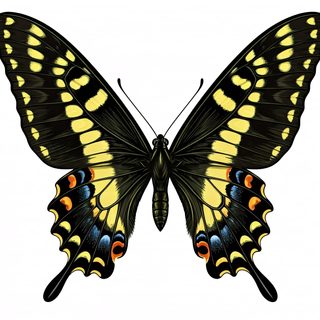 Vibrant Butterfly Art