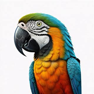 macaw parrot portrait