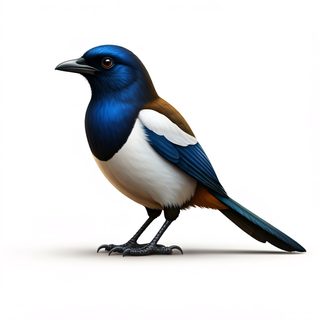 blue magpie bird