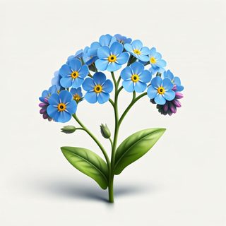 blue forget-me-not flowers
