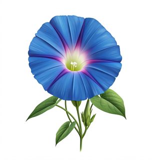 blue morning glory