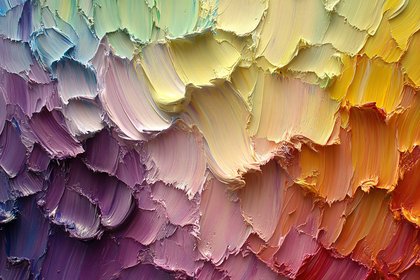 Vibrant Brushstrokes Abstract Painting
