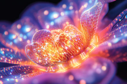 Vibrant Cellular Bloom