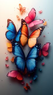 colorful butterflies