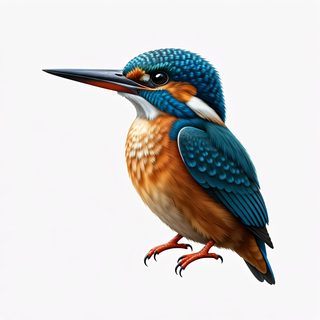 vibrant kingfisher bird
