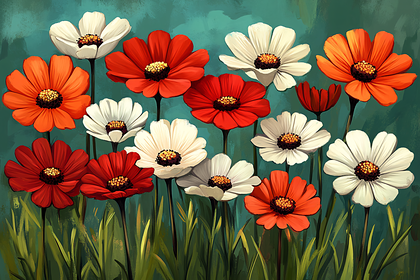 Vibrant Floral Medley