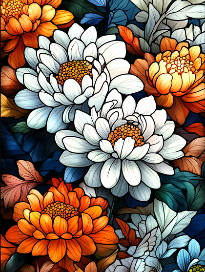 Vibrant Floral Pattern