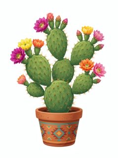 flowering prickly pear