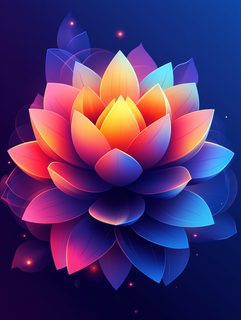 Glowing Lotus Bloom