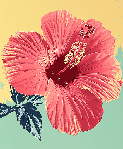 Vibrant Hibiscus Bloom