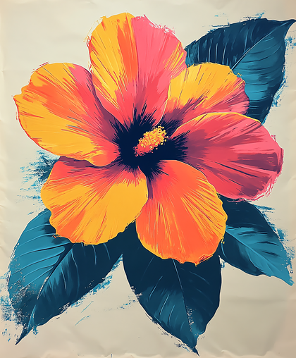 Vibrant Hibiscus Flower