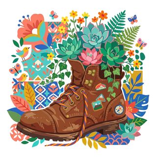 Nature Boot Art