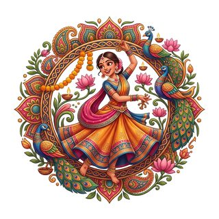 indian dancer mandala