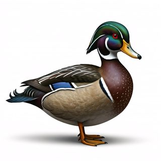 male wood duck