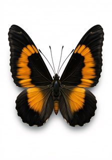 orange black butterfly