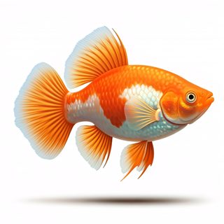 orange goldfish illustration