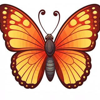 vibrant butterfly illustration