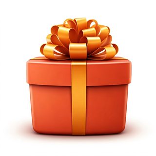 orange gift box