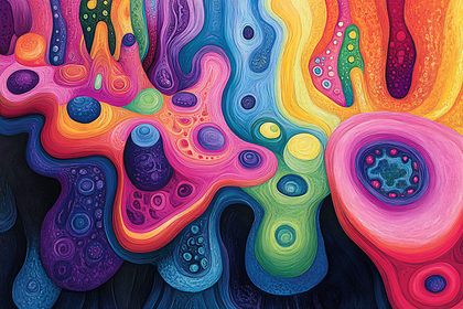 Vibrant Organic Forms