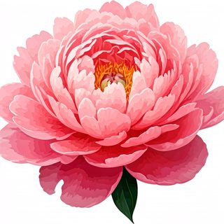 pink peony bloom