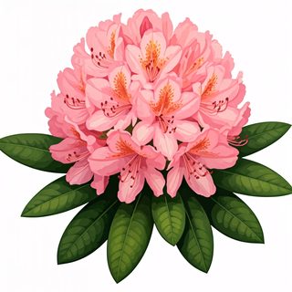 pink rhododendron flower