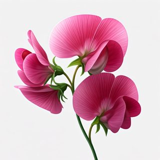 pink sweet peas