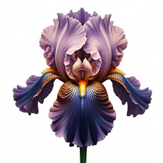 Vibrant Iris Flower