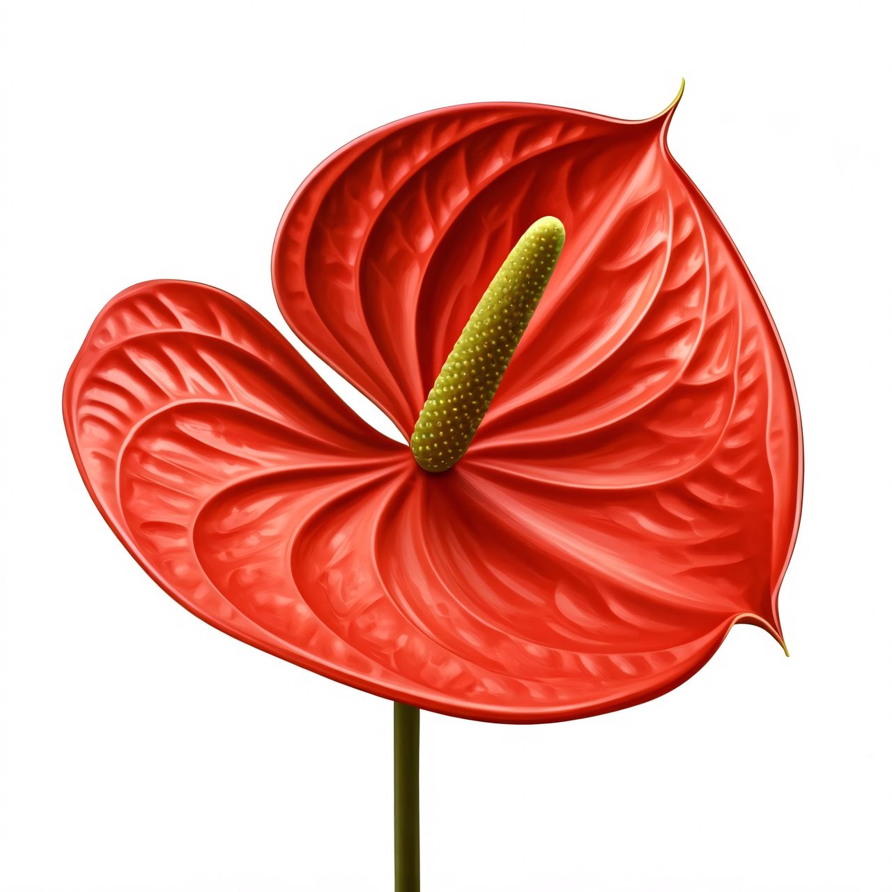 red anthurium flower