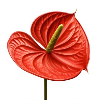red anthurium flower