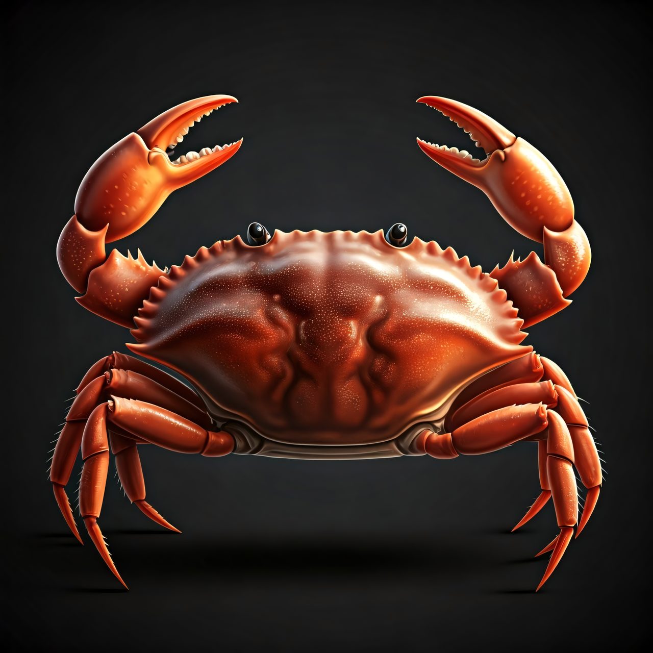 Red Crab Illustration