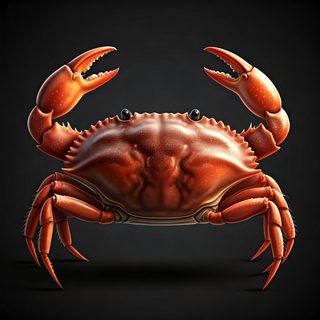 Red Crab Illustration