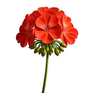 red geranium flower