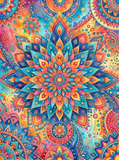 watercolor-mandala-pattern