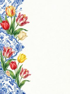 Tulips Delft Border