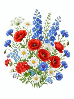 wildflower floral bouquet