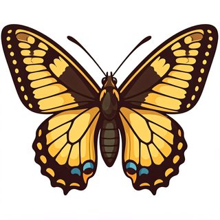 yellow swallowtail butterfly